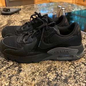 Mens Air Max SC running shoes black size 9